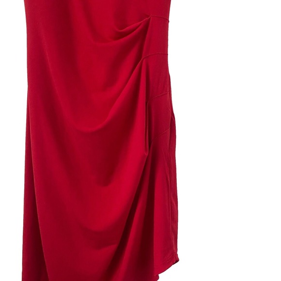 City Studio Women's Red Scarlet Y2K Dress Asymmetrical Hem Open Back Size Small - Picture 4 of 4